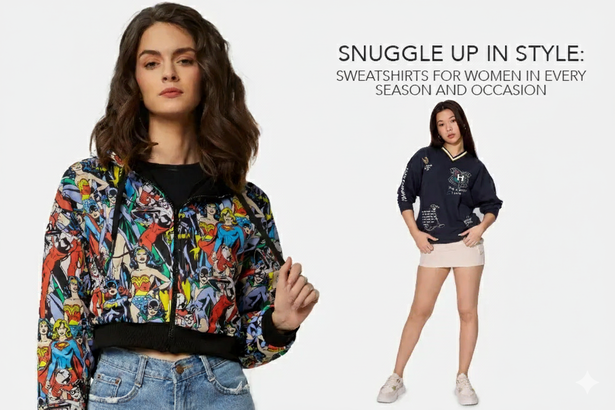 Read more about the article Snuggle Up in Style: Sweatshirts for Women in Every Season and Occasion